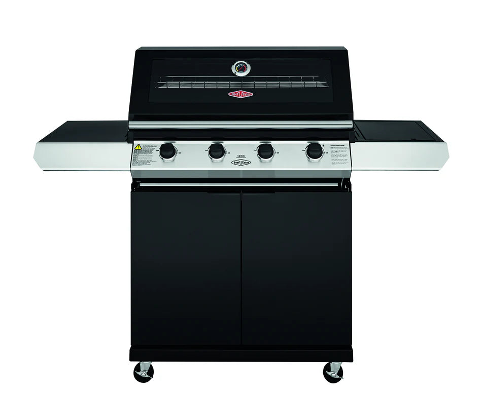 1200E Series - 4 Burner BBQ & Side Burner Trolley