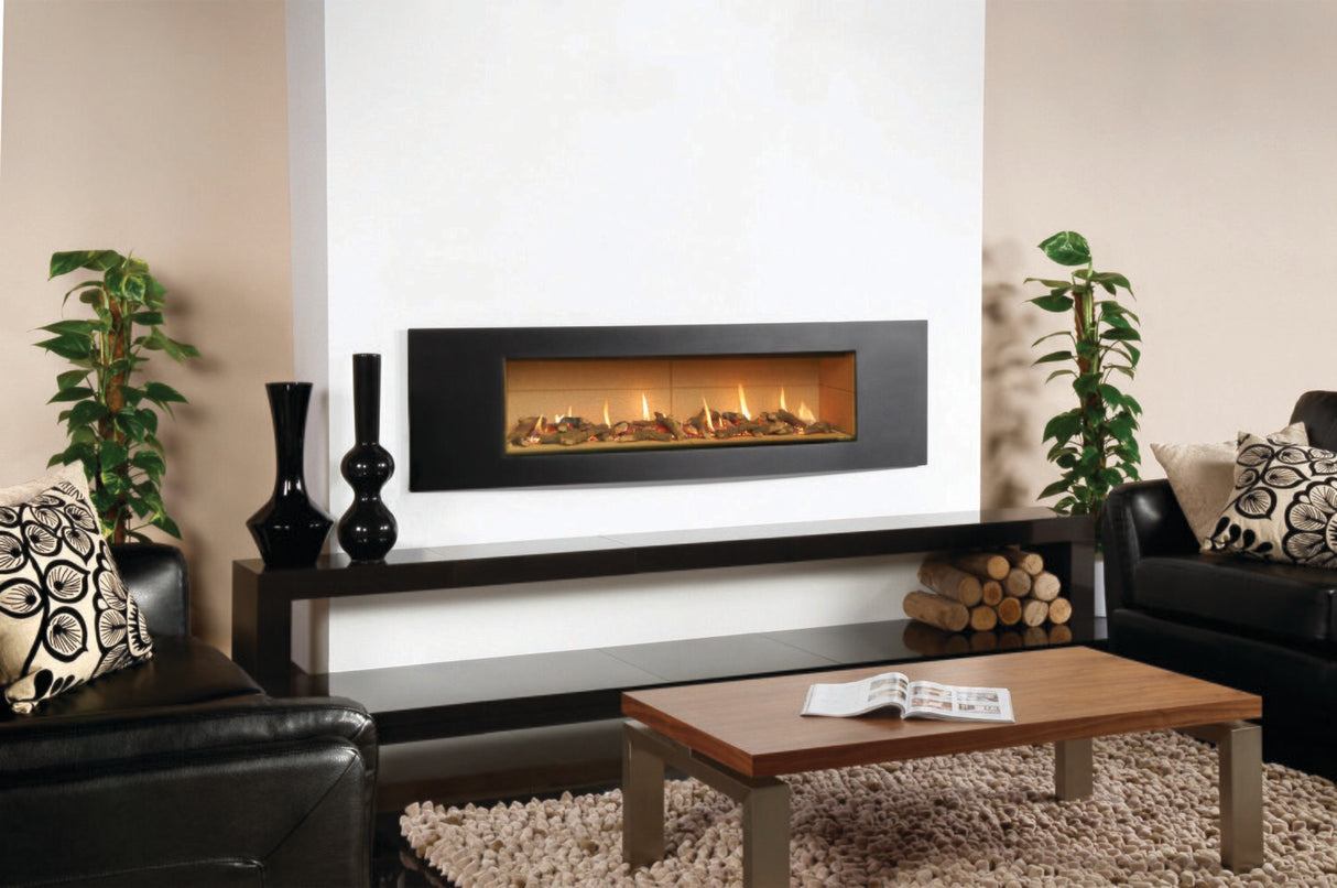 Gazco Studio Inset Glass Fronted Range - Gas