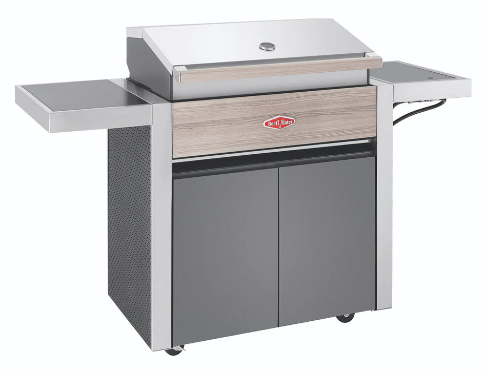 Beefeater 1500 Series - 4 Burner BBQ & Side Burner Trolley
