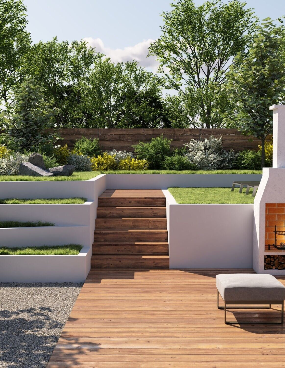 Schiedel 950 (Medium) Outdoor Fireplace