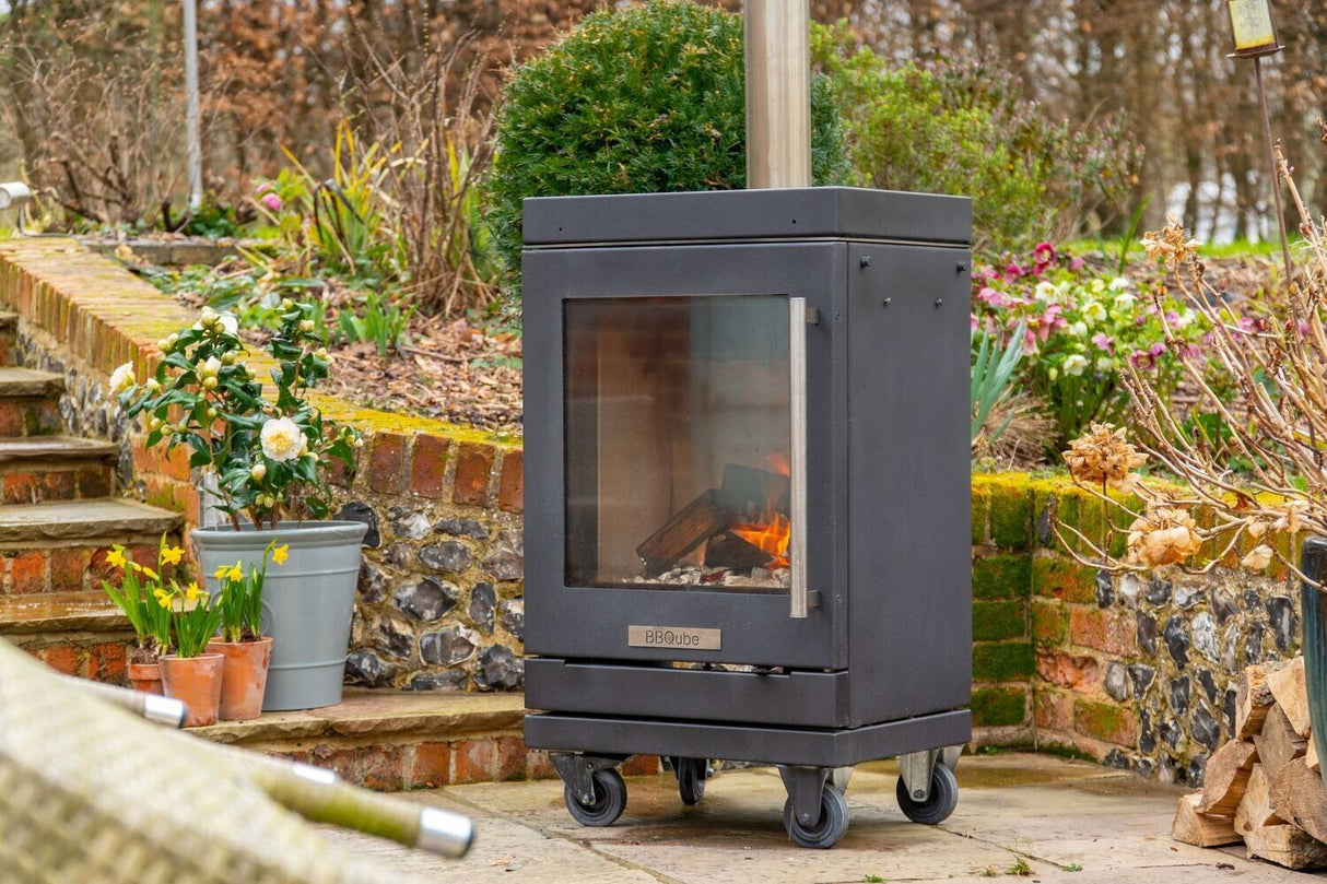 BBQube Heater Outdoor Fire 4WB