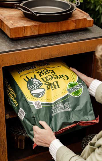 Big Green Egg Corten Steel Kitchen