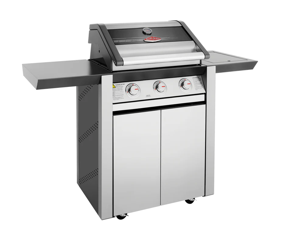 Beefeater 1600S Series - 3 Burner BBQ & Side Burner Trolley