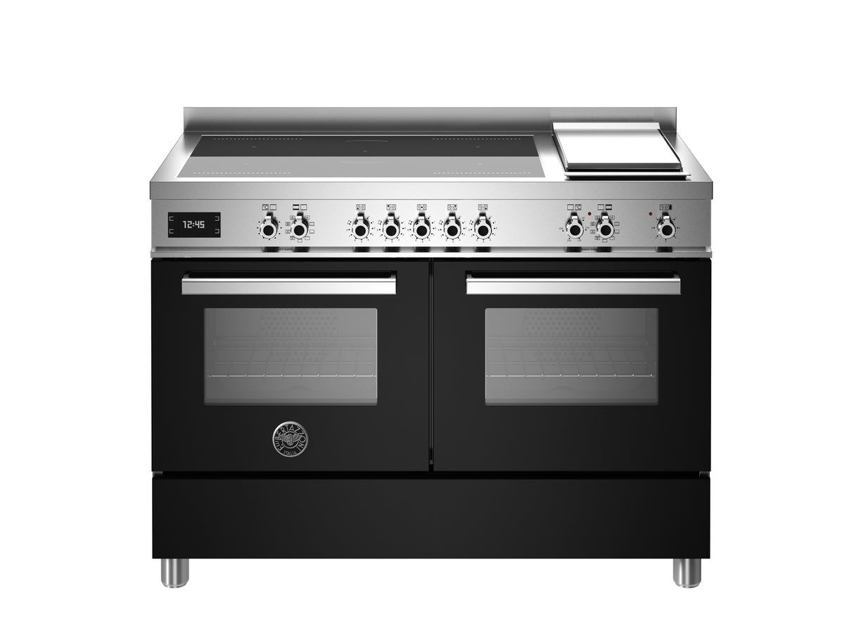 Bertazzoni Professional 120 cm Induction Top + Griddle, Electric Double Oven