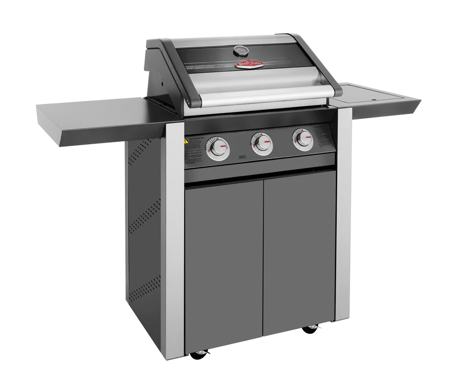 Beefeater 1600E Series - 3 Burner BBQ & Side Burner Trolley