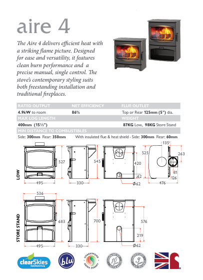 Charnwood Aire 4