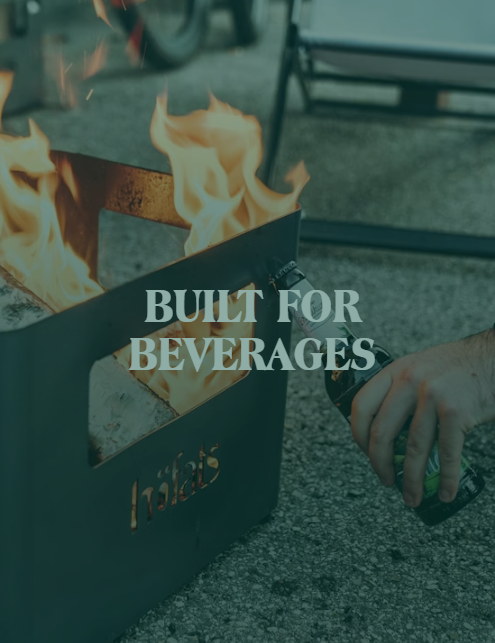 Big Green Egg Höfats Beer Box Fire Pit