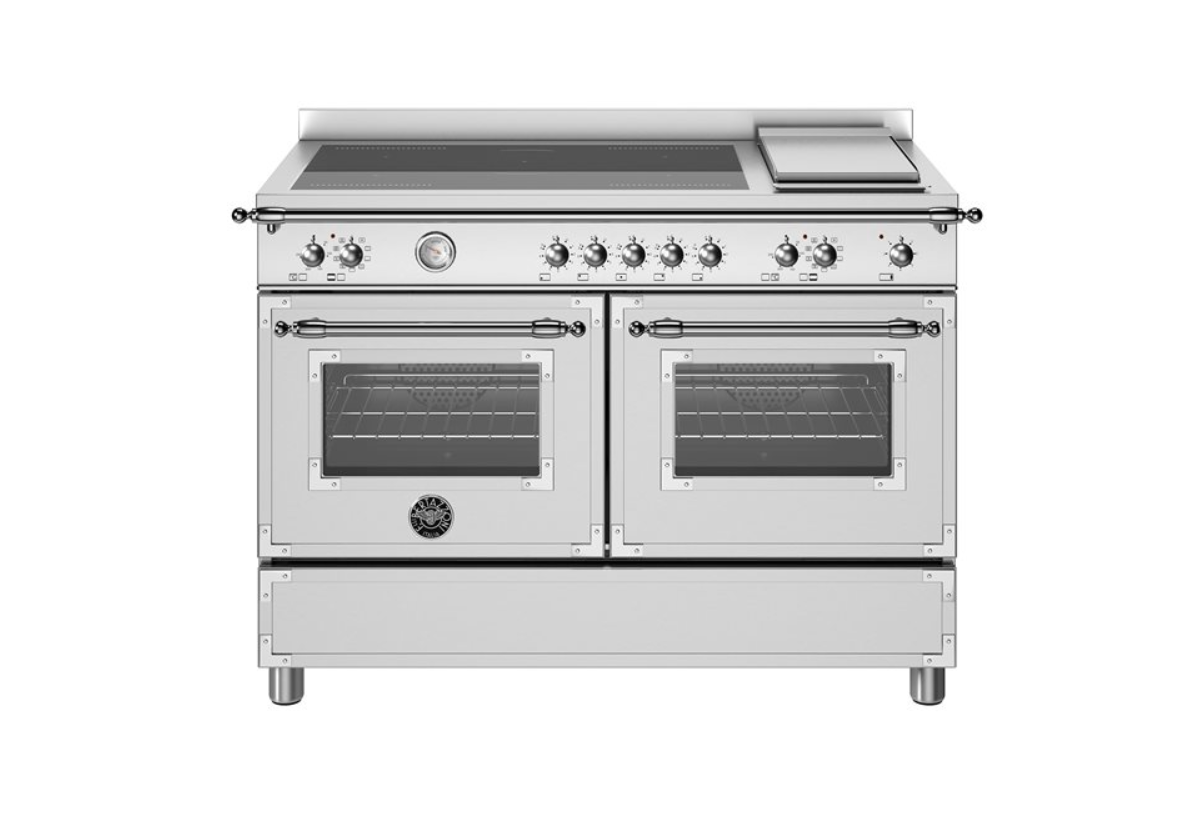 Bertazzoni Heritage 120 cm Induction Top plus Griddle, Electric Oven