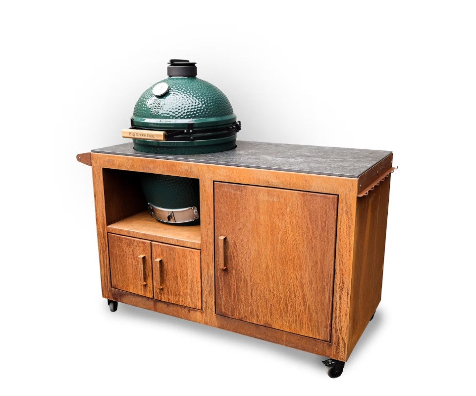 Big Green Egg Corten Steel Kitchen