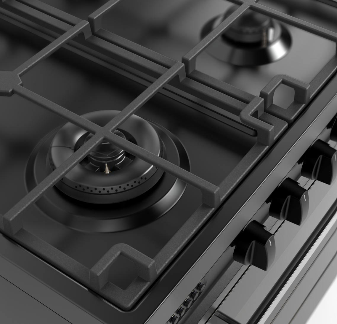 Ilve Pro Line 90m Twin 6 Burner Cooker