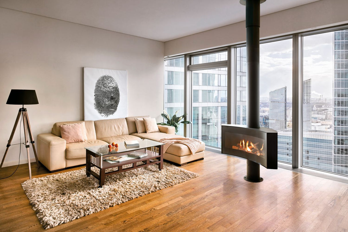 Focus Curvifocus Gas Burning Fire