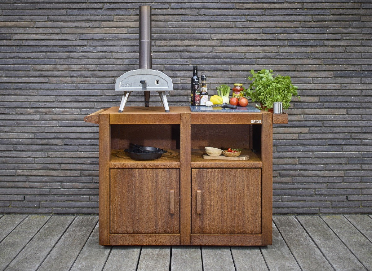 RB73 BBQuar Kamado Outdoor Kitchen Closed Top