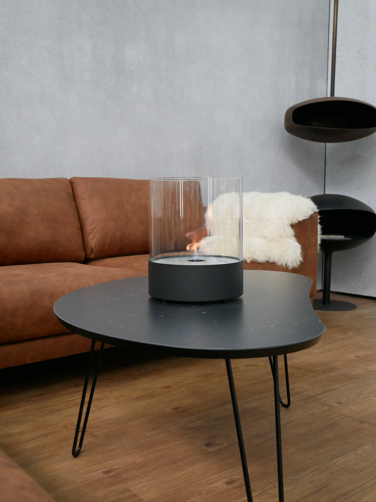 Southwark Round Tabletop Bioethanol Fireplace
