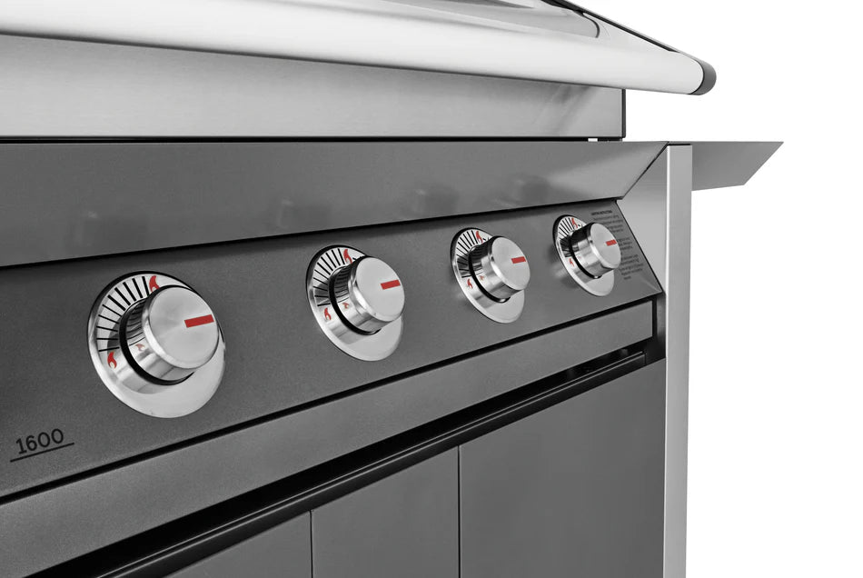 Beefeater 1600E Series - 5 Burner BBQ & Side Burner Trolley
