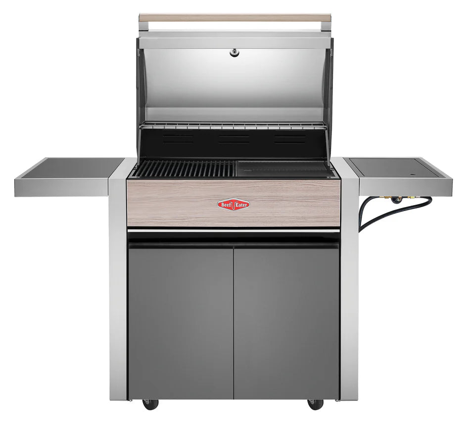 Beefeater 1500 Series - 4 Burner BBQ & Side Burner Trolley