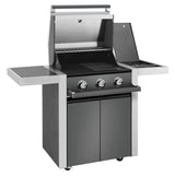 Beefeater 1700 Series - 3 Burner BBQ & Side Burner Trolley