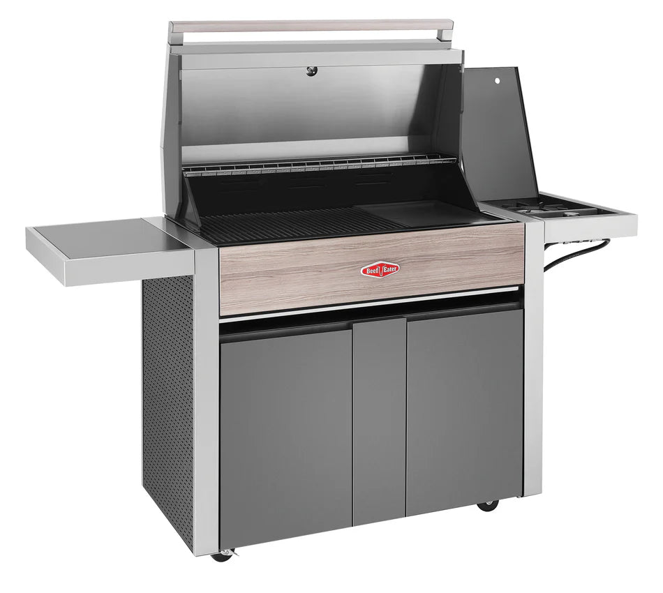 Beefeater 1500 Series - 5 Burner BBQ & Side Burner Trolley