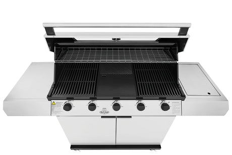 Beefeater 1200S Series - 5 Burner BBQ & Side Burner Trolley