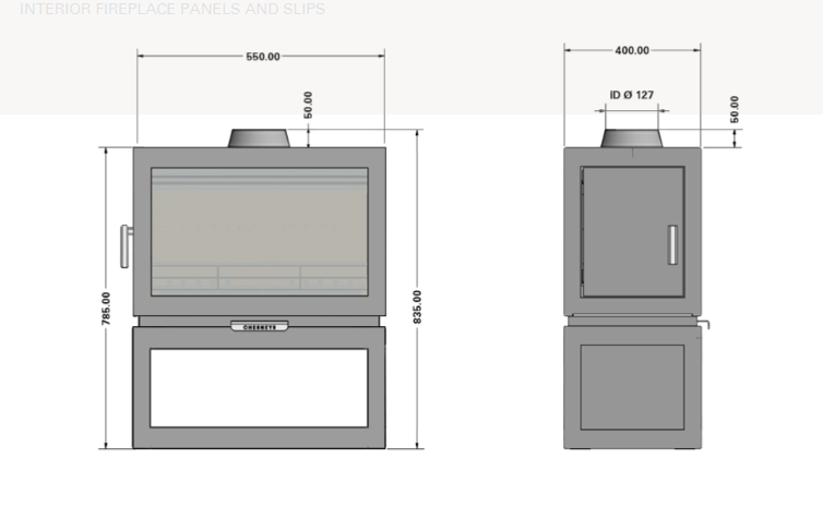 Chesney Outdoor Wood Burner