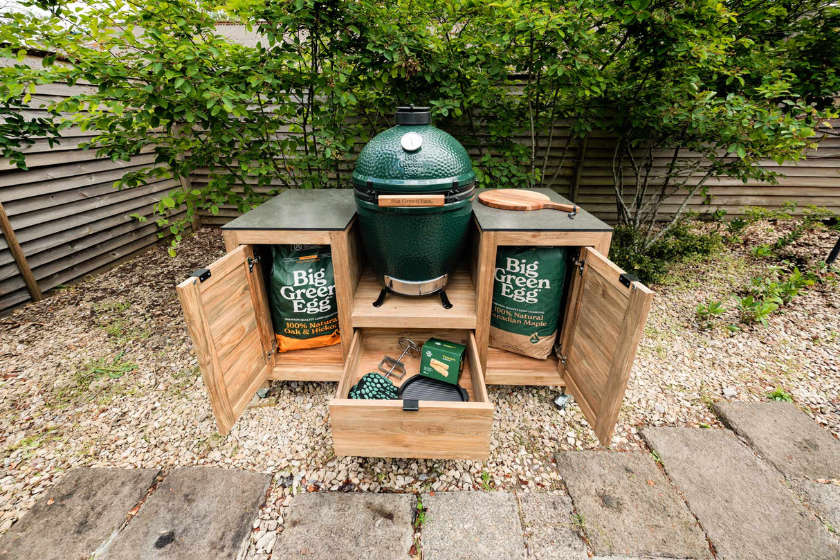 Big Green Egg Teak Kitchen