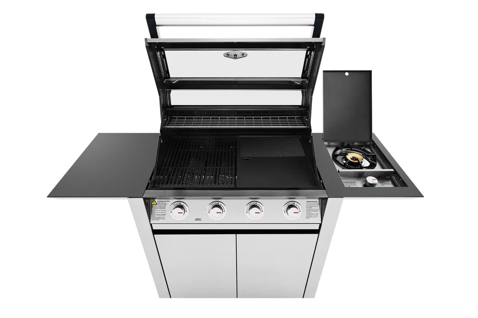 Beefeater 1600S Series - 4 Burner BBQ & Side Burner Trolley