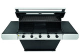 Beefeater 1200E Series - 5 Burner BBQ & Side Burner Trolley