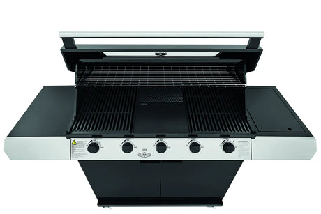 Beefeater 1200E Series - 5 Burner BBQ & Side Burner Trolley