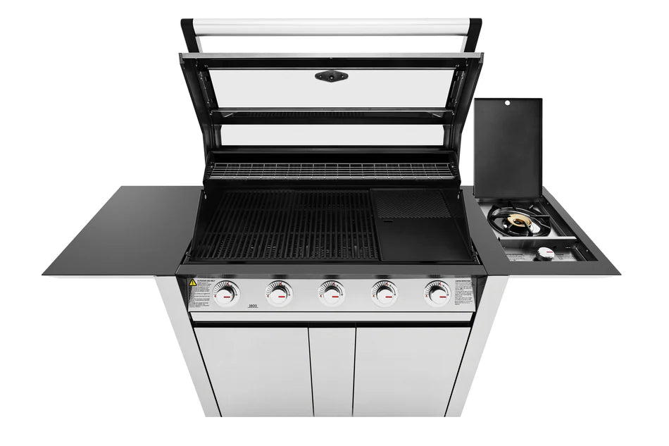 Beefeater 1600S Series - 5 Burner BBQ & Side Burner Trolley