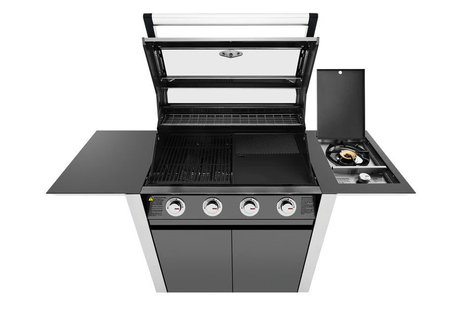 Beefeater 1600E Series - 4 Burner BBQ & Side Burner Trolley