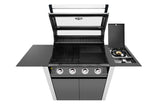 Beefeater 1600E Series - 4 Burner BBQ & Side Burner Trolley