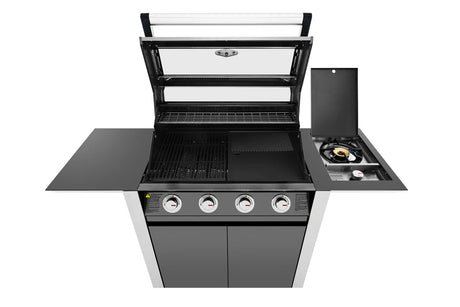 Beefeater 1600E Series - 4 Burner BBQ & Side Burner Trolley