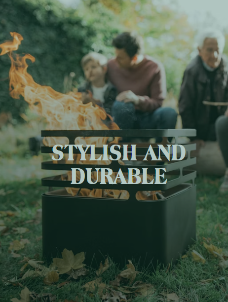 Big Green Egg  Höfats Cube Fire Pit