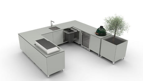 Vlaze Adapt Freestanding Outdoor Island