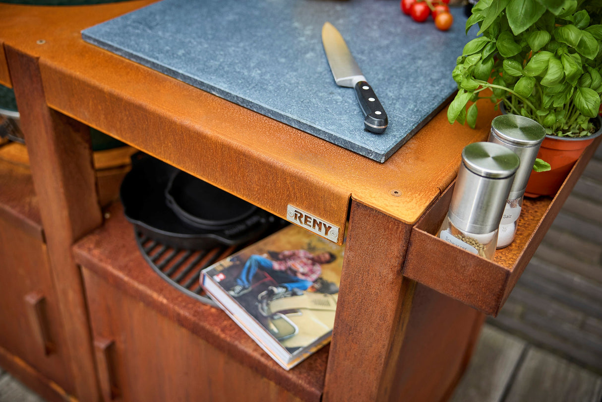 RB73 BBQuar Kamado Outdoor Kitchen Closed Top