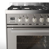 Ilve Pro Line 90m Twin 6 Burner Cooker