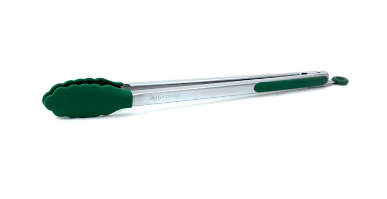 Big Green Egg Stainless Steel Silicone Tipped 16" BBQ Tongs